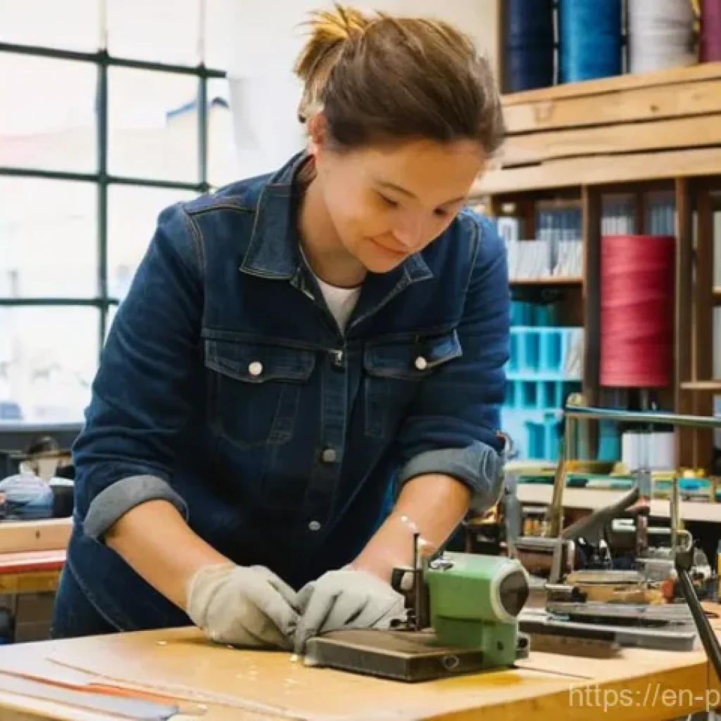 대안경제 모델과 환경 지속 가능성 - **Prompt: The Urban Repair Cafe - A Hub for Circularity**
A bustling, brightly lit urban repair ...